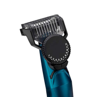 BaByliss T890E zastřihovač vousů z japonské oceli T890E s 24 délkami střihu a odnímatelným hřebenovým nástavcem, krátké nabíjení